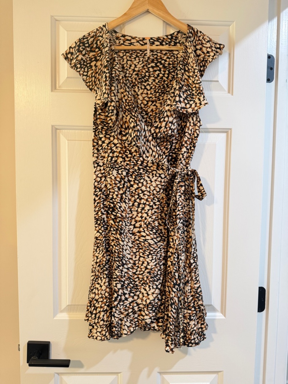 Free People French Wrap Mini Dress